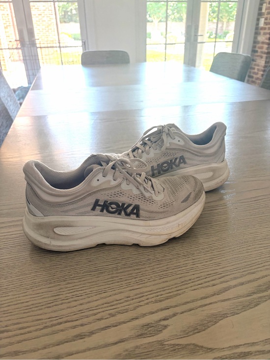 Hoka Shoes - Hoka Women's White and Light Gray Running Sneaker
